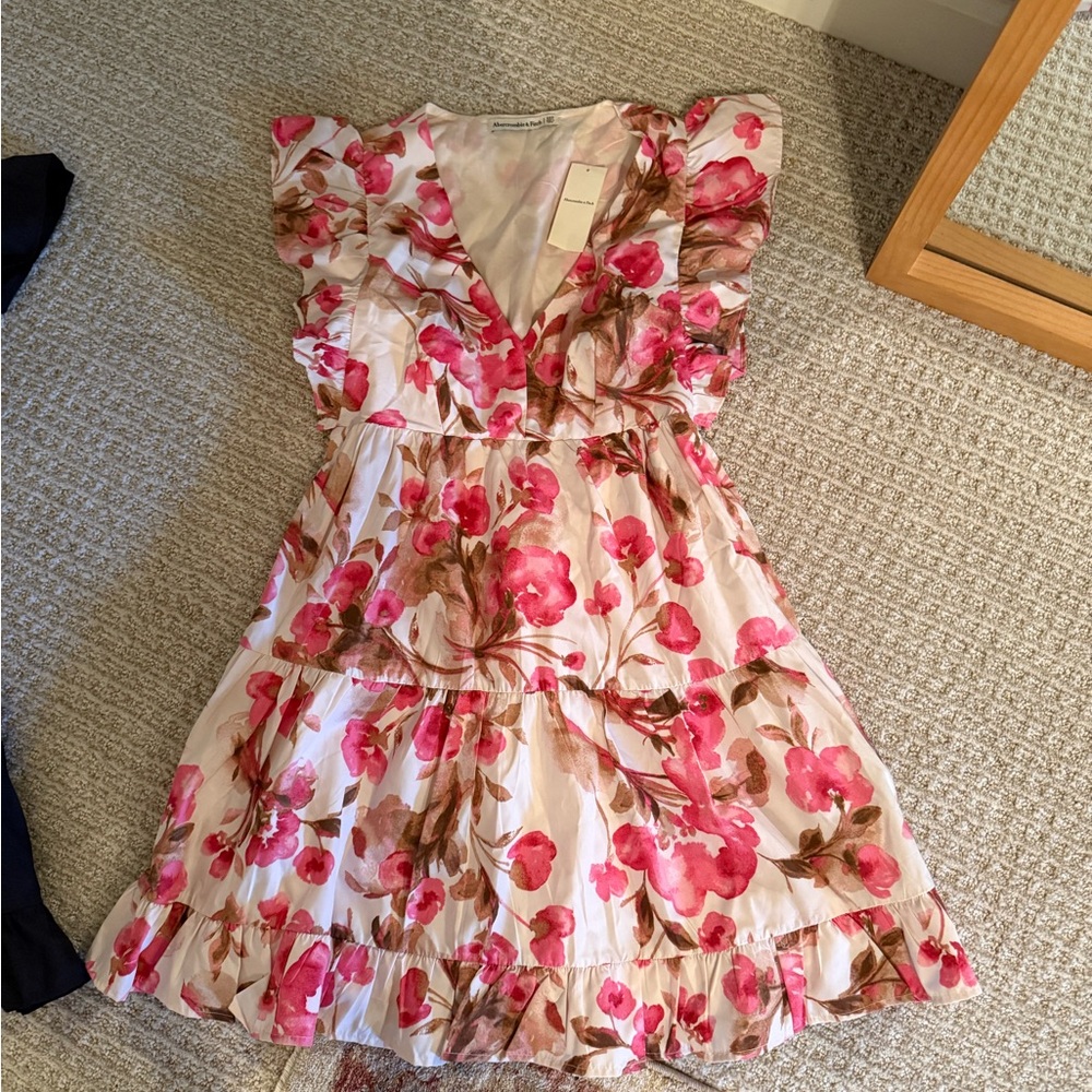 Floral Pink  Dress